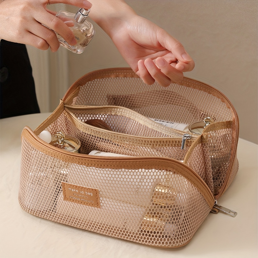 Luxury Ziploc Bags - Makyaj Organizatör Kadın Tuvalet Seti Çantası