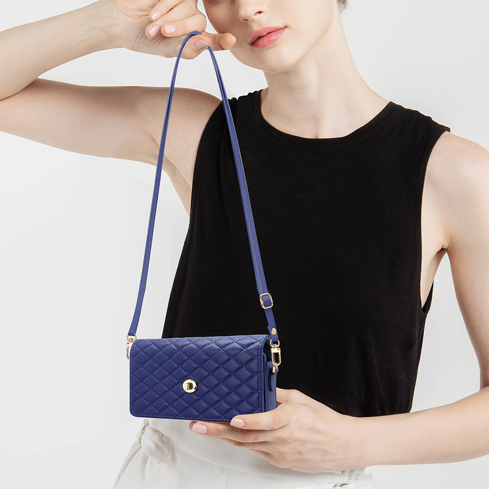 Luxury Bags Leather - Ayarlanabilir Çapraz Askılı Cep Telefonu Cüzdan
