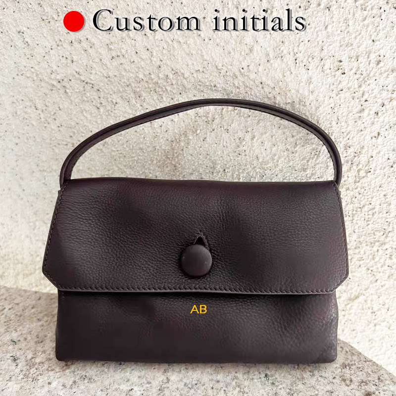 Luxury Bags Leather - Özel Baş Harfli Hakiki Deri Mini