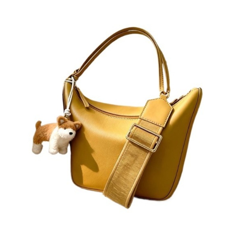 Luxury Bags Yellow - Sarı Taşınabilir Mantı Çantası Kadın Hafif