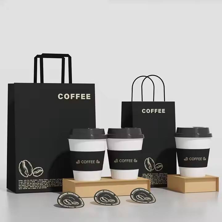 Luxury Bags In Store - Lüks Beyaz Karton Kağıt Çantalar Su