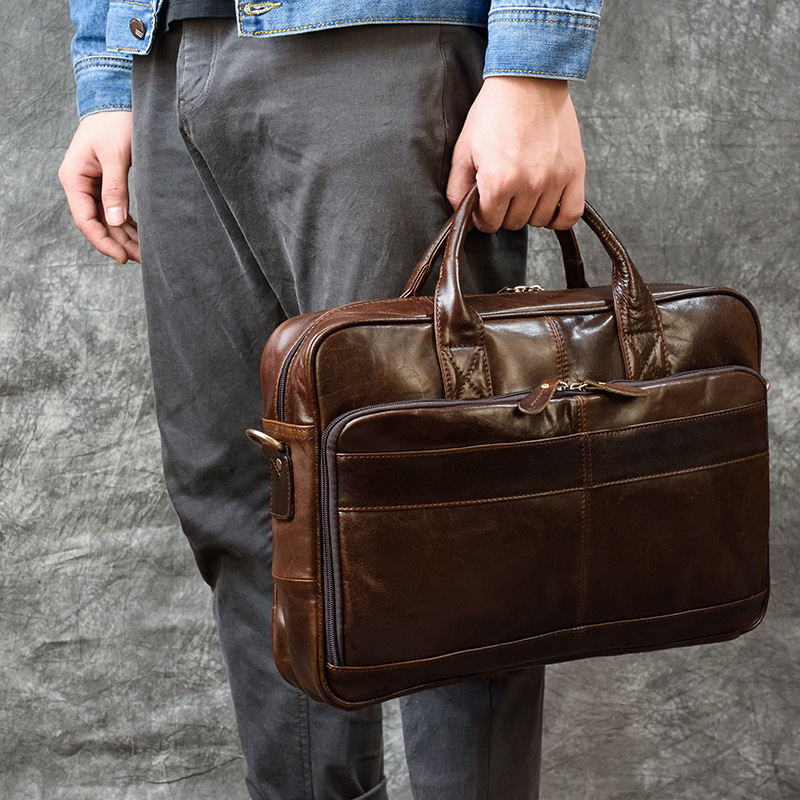 Luxury Bags For Travel - Erkekler için lüks hakiki deri çanta