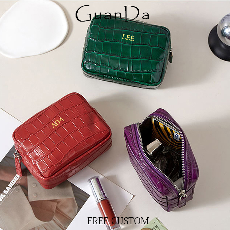 Luxury Ziploc Bags - Lüks Hakiki Deri Fermuarlı Bozuk Para