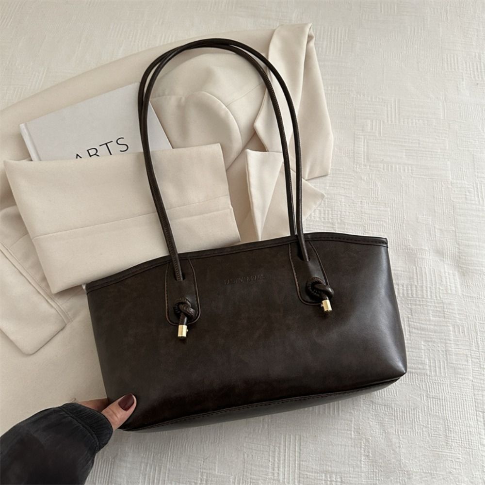 Retro PU Deri Tote Çanta Lüks  - Luxury Y2K Bags incelemesi ve fiyatı
