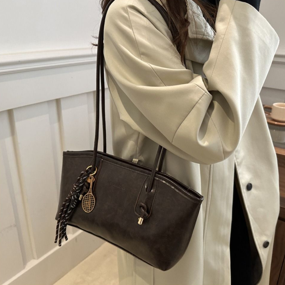 Retro PU Deri Tote Çanta Lüks  - Luxury Y2K Bags incelemesi ve fiyatı
