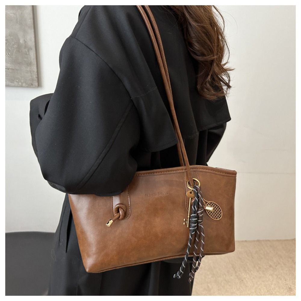 Retro PU Deri Tote Çanta Lüks  - Luxury Y2K Bags incelemesi ve fiyatı