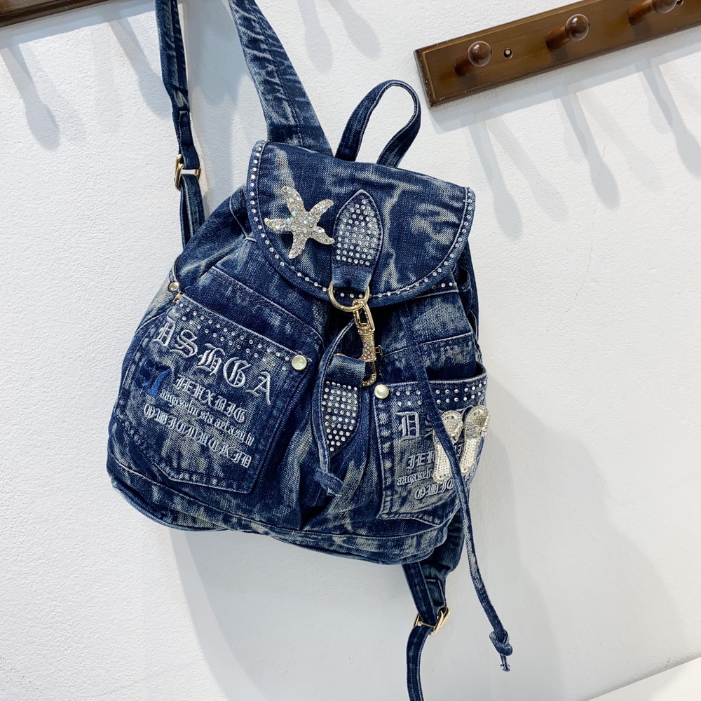 iPinee Lüks Denim Kadın Sırt Ç - Luxury Bags Denim incelemesi ve fiyatı