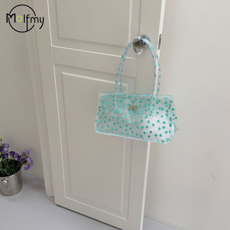 Y2K Noktalı PVC Jöle Çanta Kap - Luxury Y2K Bags incelemesi ve fiyatı