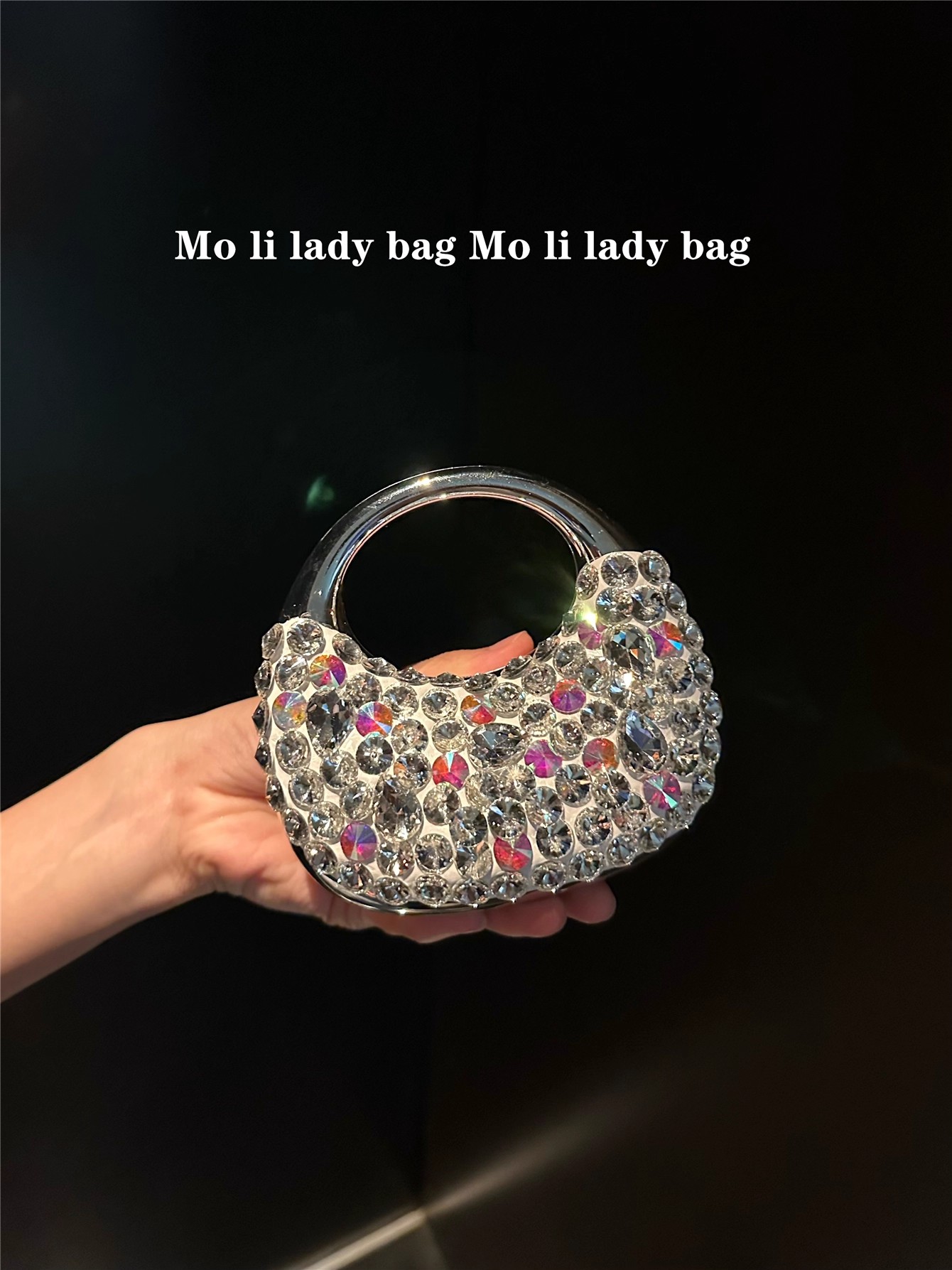 Parıltılı Akrilik Mini Çanta K - Mini Bag Evening Clutch incelemesi ve fiyatı