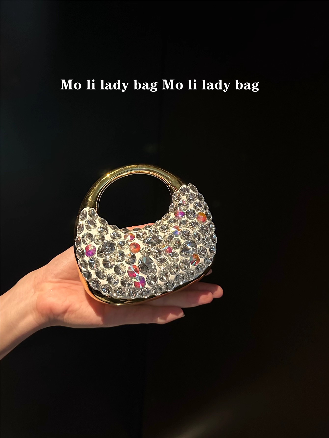 Parıltılı Akrilik Mini Çanta K - Mini Bag Evening Clutch incelemesi ve fiyatı