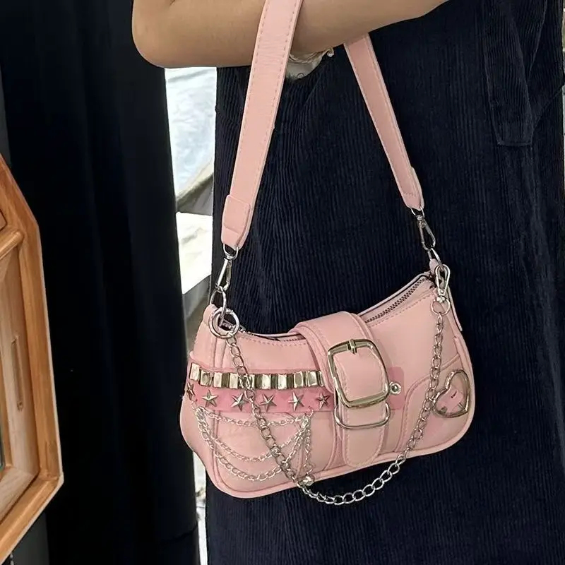 Lüks Y2K PU Deri Kız Omuz Çant - Luxury Y2K Bags incelemesi ve fiyatı