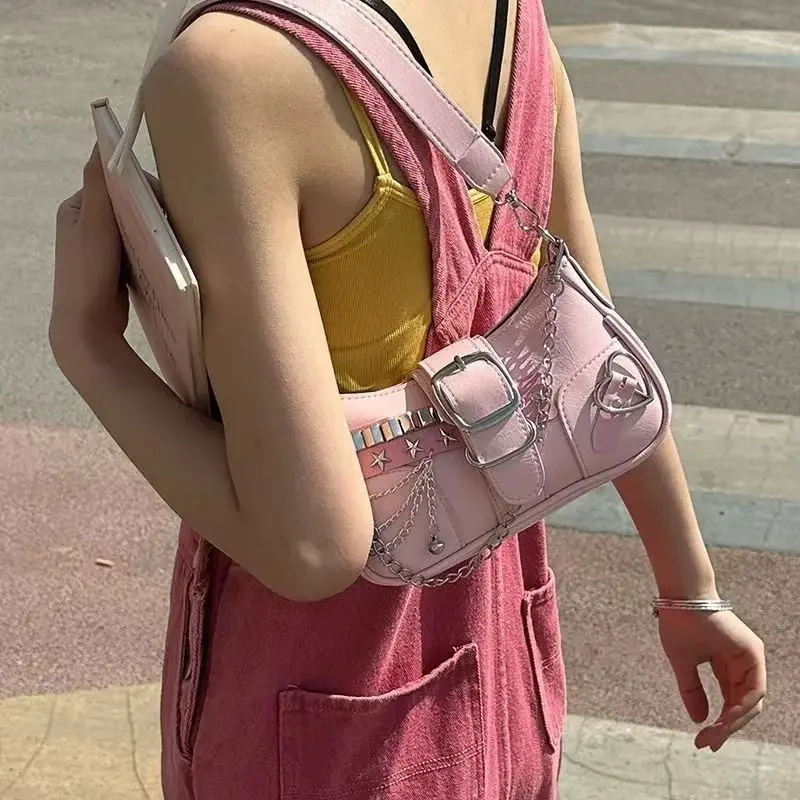 Lüks Y2K PU Deri Kız Omuz Çant - Luxury Y2K Bags incelemesi ve fiyatı