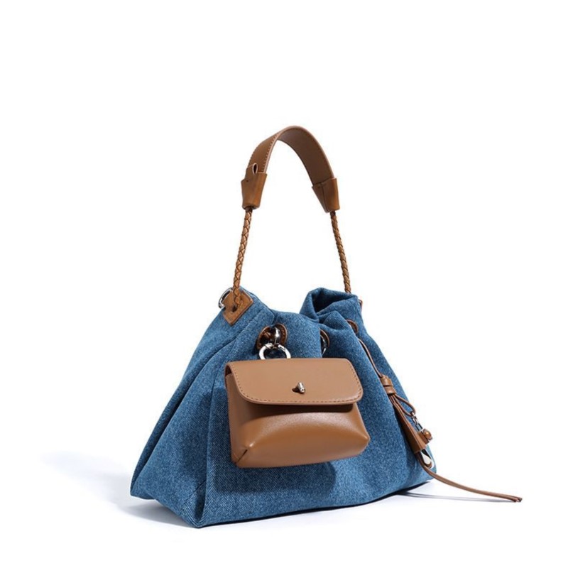 JIAERDI Yüksek Sokak Denim Kov - Luxury Y2K Bags incelemesi ve fiyatı