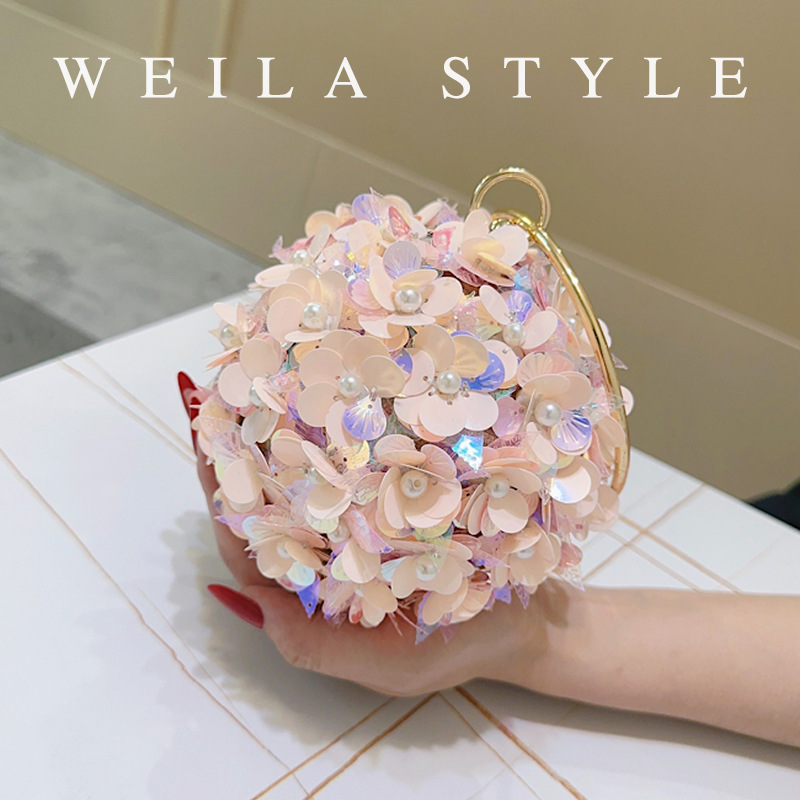 Mini Payet Çiçekli Gece Çantas - Mini Bag Evening Clutch incelemesi ve fiyatı
