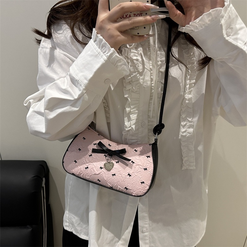 Kadınlar için Y2k Pembe Fiyonk - Luxury Y2K Bags incelemesi ve fiyatı