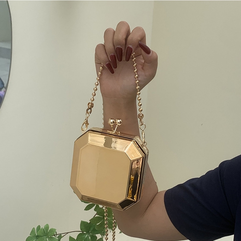 Mini lüks altın parti akşam de - Mini Bag Evening Clutch incelemesi ve fiyatı