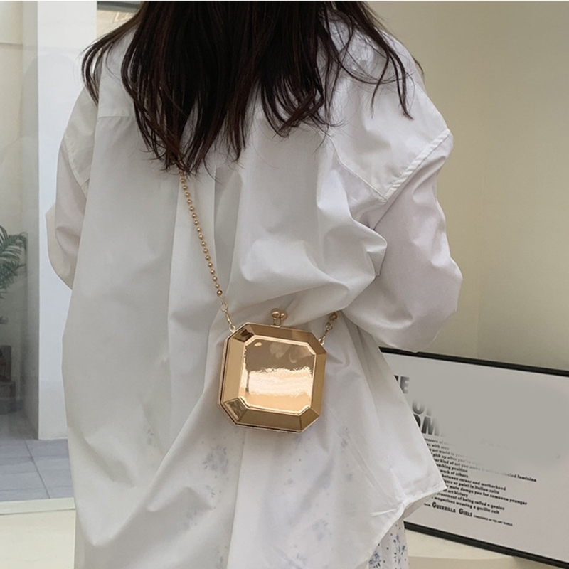 Mini lüks altın parti akşam de - Mini Bag Evening Clutch incelemesi ve fiyatı