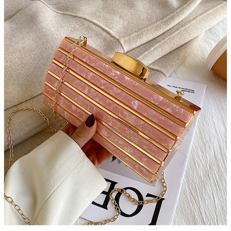 Lüks Tasarımcı Akrilik Kare Ça - Mini Bag Evening Clutch incelemesi ve fiyatı