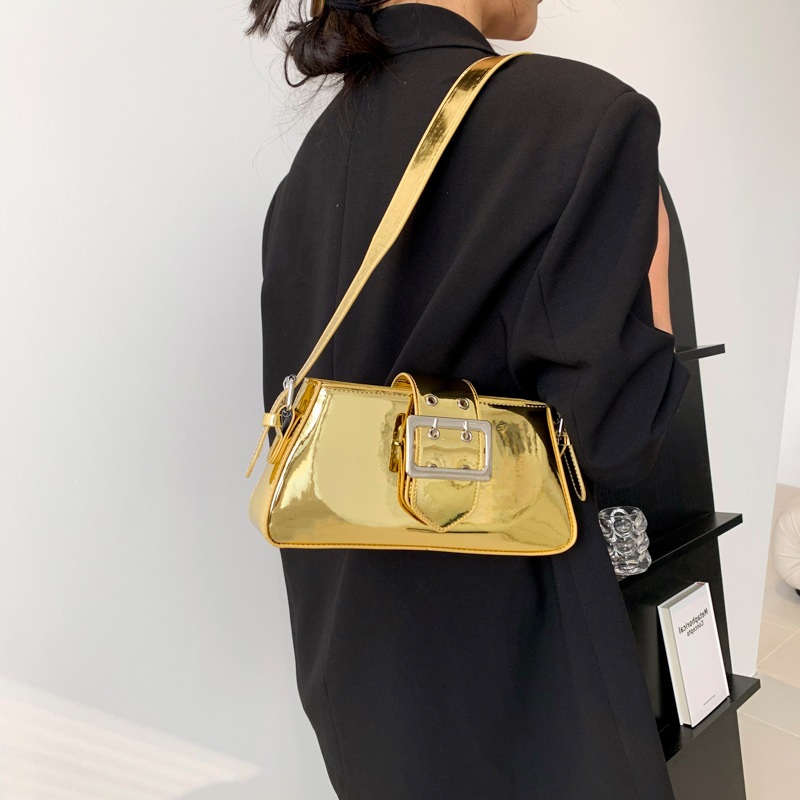 Y2K altın Shouder çanta kadınl - Luxury Y2K Bags incelemesi ve fiyatı