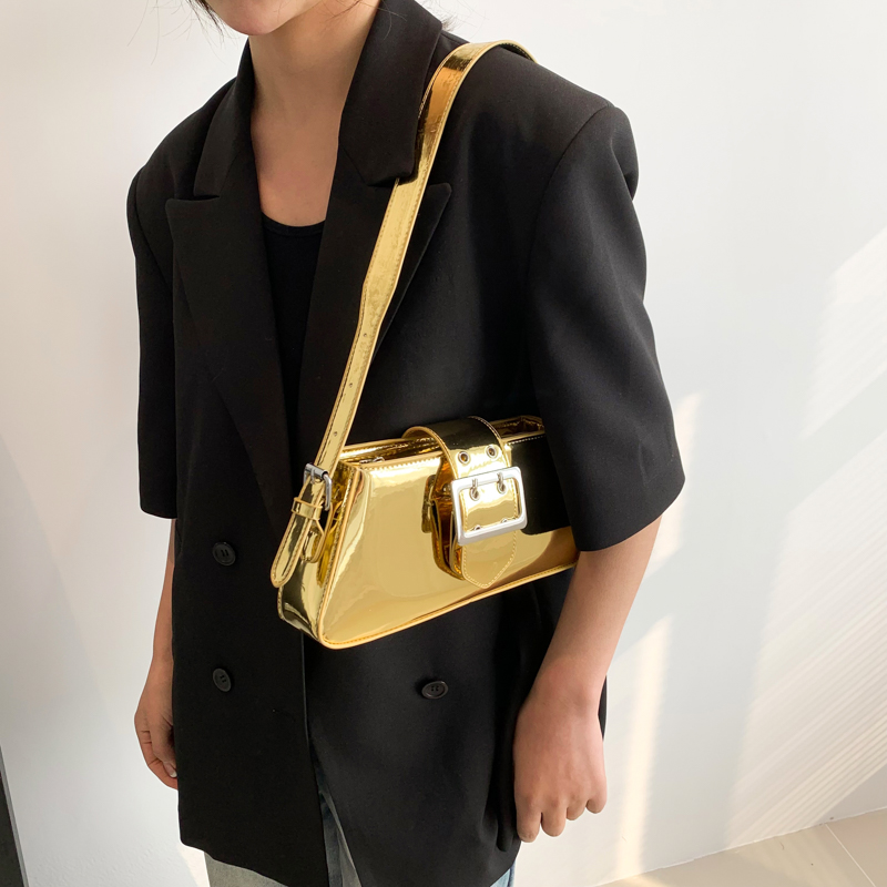 Y2K altın Shouder çanta kadınl - Luxury Y2K Bags incelemesi ve fiyatı