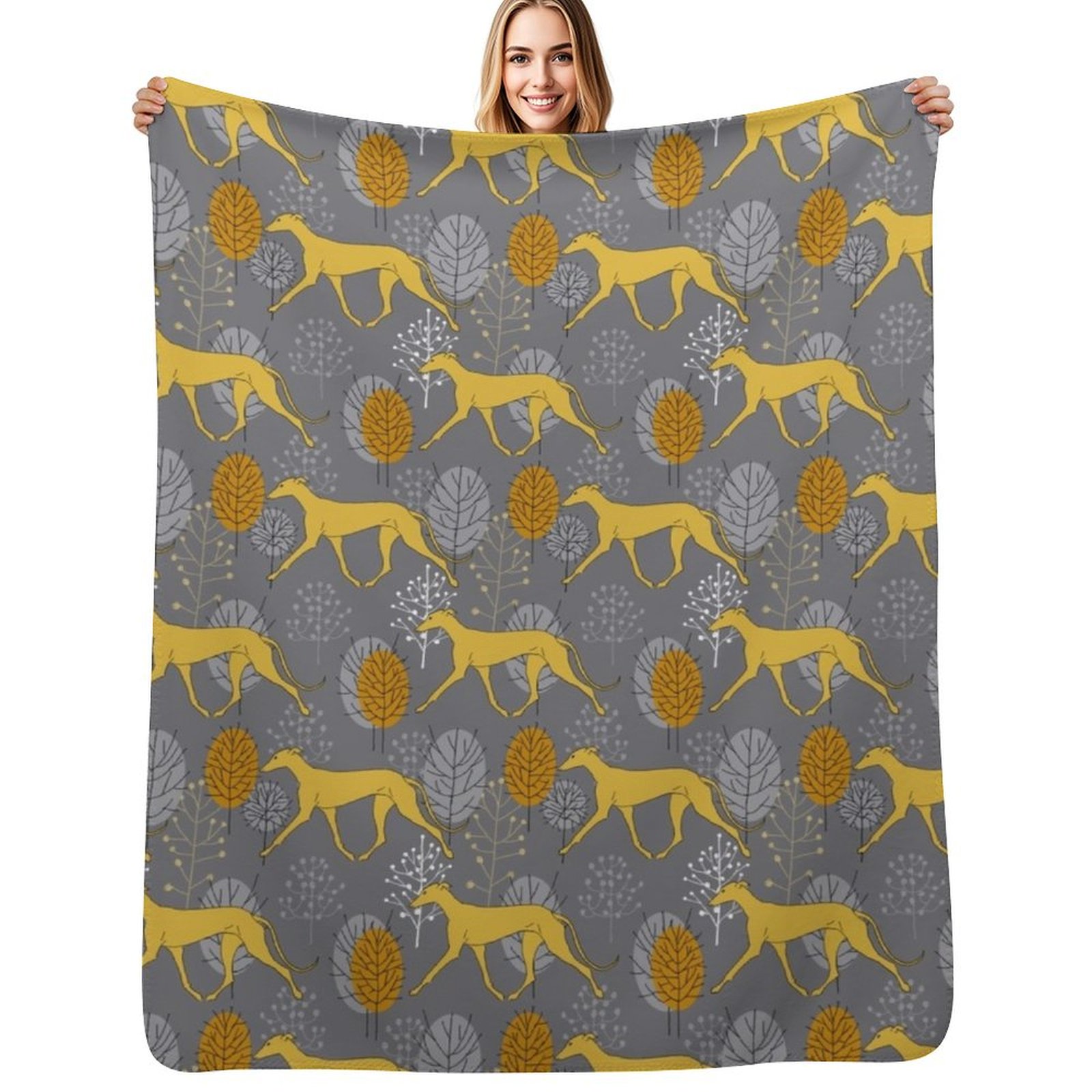 Sarı galgo köpekleri desenli b - Luxury Bags Yellow incelemesi ve fiyatı