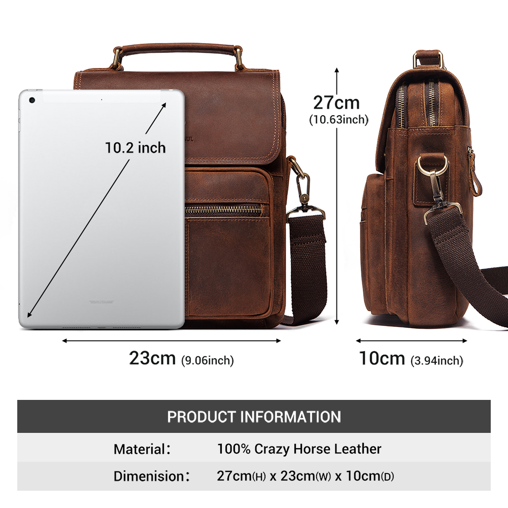 HUMERPAUL Hakiki Deri erkek om - Luxury Bags For Travel incelemesi ve fiyatı