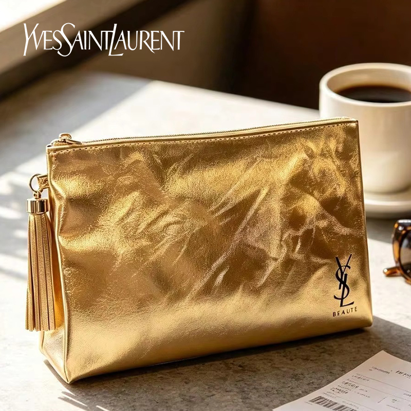 YSL Altın Kozmetik Çantası, Ta - Luxury Bags For Travel incelemesi ve fiyatı