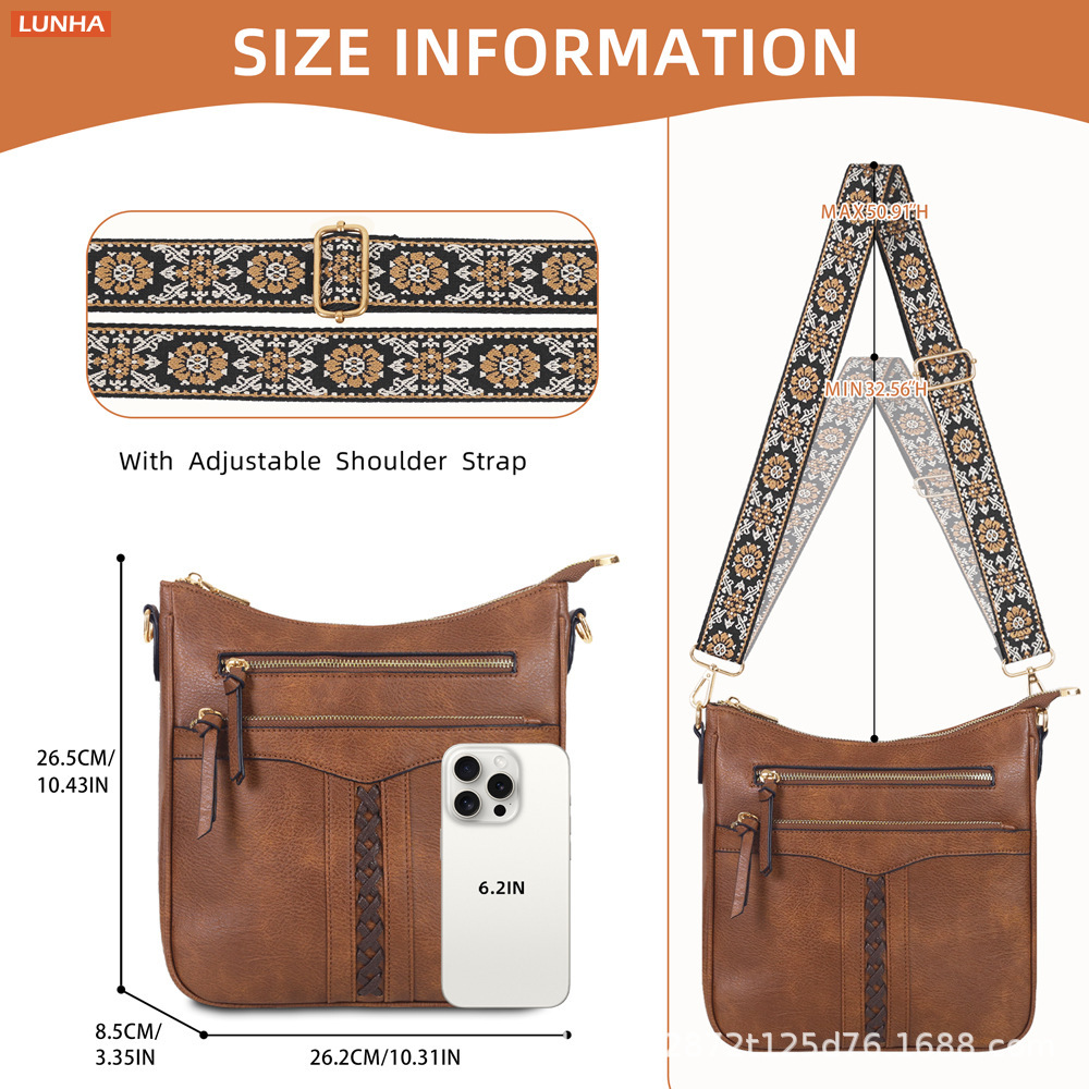 Vintage Örgülü Kova Çapraz Ask - Saddle Bag Distressed incelemesi ve fiyatı